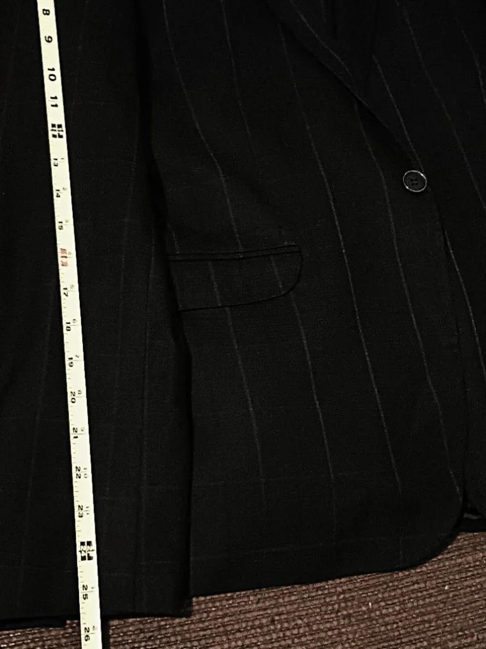 Leonardo Pellini Men Charcoal 2 Piece Suit US 38R